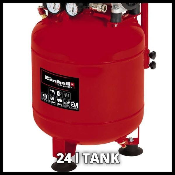 Компрессор безмасляный Einhell TE-AC 24 Silent (4020610) 725981 фото