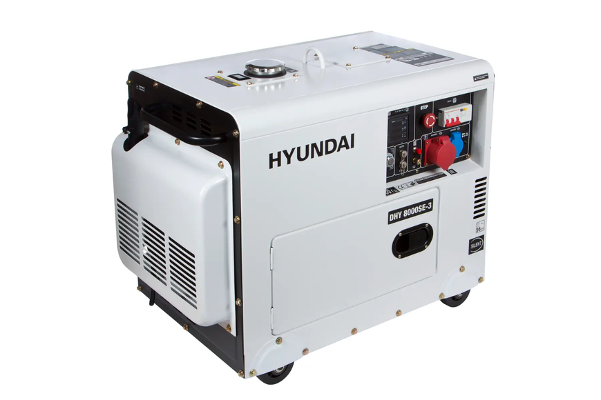 Генератор дизельний hyundai DHY 8000SE-3 725528 фото