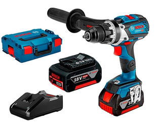 Акумуляторний шурупокрут Bosch Professional GSR 18V-110 C в L-Boxx 136 із 2 акб GBA 18V 5.0Ah, З/П (06019G010C) 726364 фото
