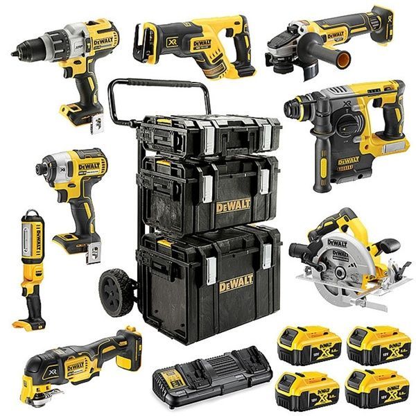 Набір з восьми інструментів безщіткових DeWALT DCK853P4 727106 фото