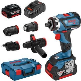 Акумуляторний безщітковий шурупокрут Bosch Professional GSR 18V-60 FC в L-Boxx 136 з 2 акб GBA 18V 5 (06019G7100) 726350 фото