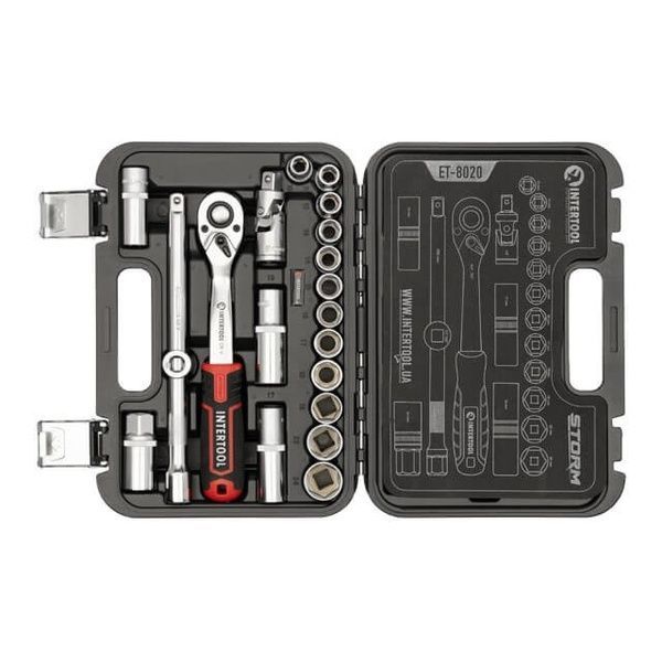 Набор инструментов Intertool STORM ET-8020 728281 фото