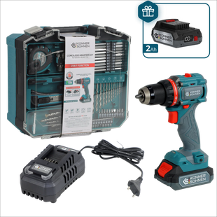 Набір акумуляторного електроінструменту Konner&Sohnen KS ID20V-60 KIT 74 PLUS 732652 фото