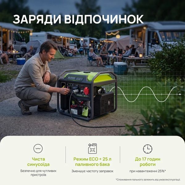 Інверторний генератор Konner&Sohnen KSB 80iE-1/3 732895 фото