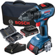 Бесщеточная аккумуляторная дрель-шуруповерт Bosch Professional GSR 18V-50 в сумке с 2 акб 2 Ah, З/У (06019H5004) 726375 фото 1