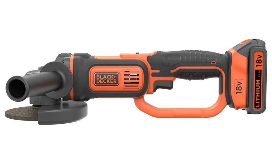 Акумуляторна кутова шліфувальна машина BLACK+DECKER BCG720M1 728517 фото