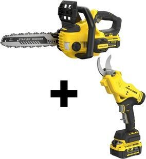 Пила ланцюгова акумуляторна Stanley SFMCCS630M1+SFMCPP32M1 732438 фото
