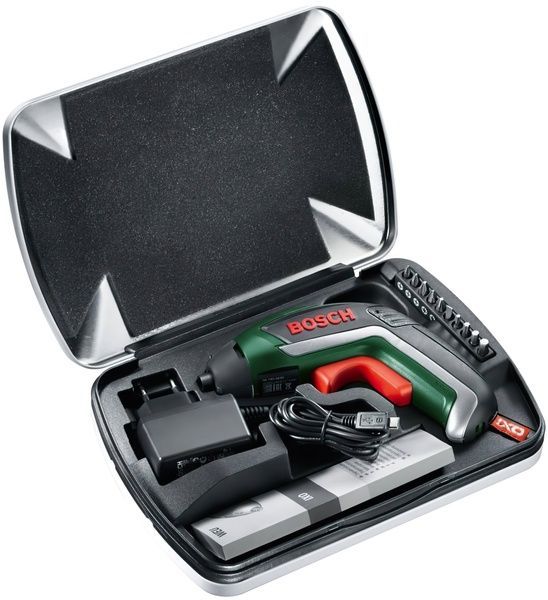 Аккумуляторная отвертка Bosch IXO в футляре (06039A8020) 726337 фото