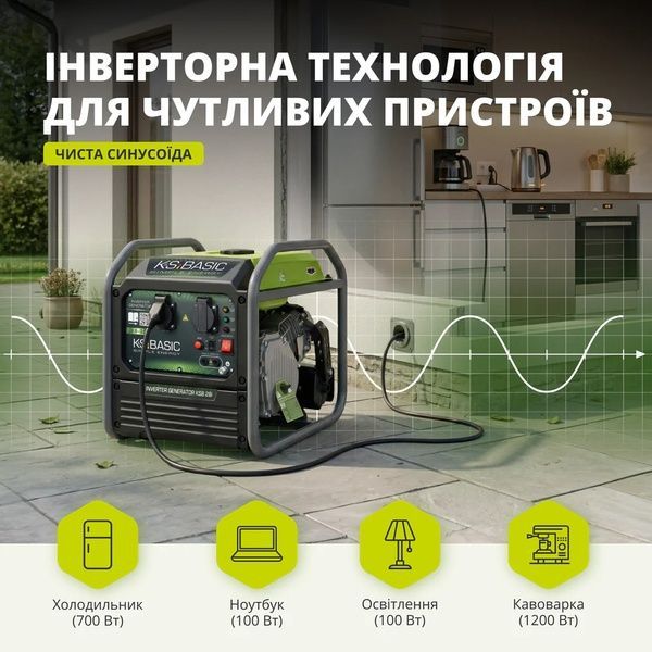 Інверторний генератор Konner&Sohnen KSB 28i 732899 фото