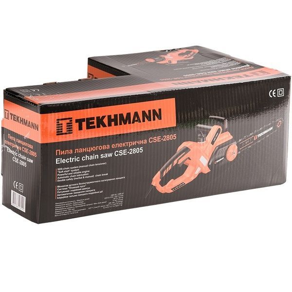 Пила ланцюгова електрична Tekhmann CSE-2805 (846802) 727790 фото