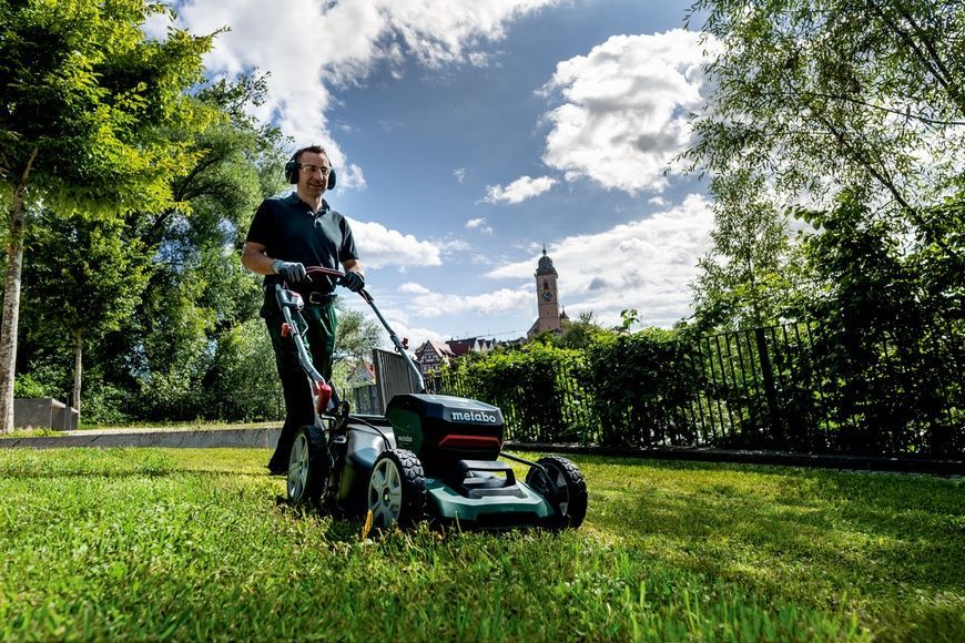 Газонокосилка аккумуляторная Metabo RM 36-18 LTX BL 46 без АКБ и ЗУ (601606850) 730337 фото