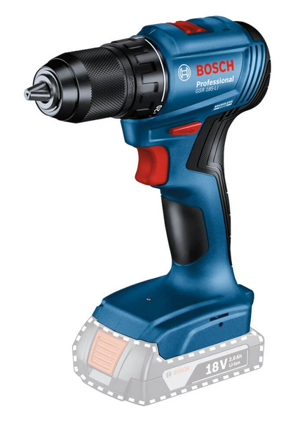 Аккумуляторная ударная дрель-шуруповерт Bosch Professional GSB 185-LI с 2 акб GBA 18V 2.0Ah з/у (06019K3100) 726192 фото