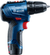 Бесщеточный шуруповерт Bosch Professional GSR 12V-30 в чемодане с 2 акб GBA 12V 2 Ah и з/у GAL (06019G9000) 726379 фото 3