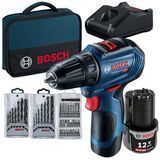 Бесщеточный шуруповерт Bosch Professional GSR 12V-30 в сумке из 2 акб GBA 12V 2 Ah, з/у GAL 12V-40 (06019G9001) 726378 фото