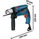 Дрель ударная Bosch Professional GSB 13 RE ШЗП (0601217100) 726278 фото 7