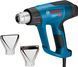 Фен технічний Bosch Professional GHG 20-63 з плоскою та склозахисною насадками в чемодані (06012A62) 726242 фото 1
