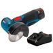 Болгарка акумуляторна Bosch Professional GWS 12V-76 з 1 акб GBA 12V2.0Ah з/п GAL 12V-40 (0615990M3E) 726387 фото 1