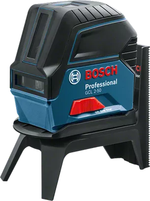 Лазерний нівелір Bosch Professional GCL 2-50 в чемодані з приймачем LR 6 тримачем RM 1 (0601066F01) 726416 фото