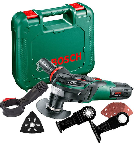 Многофункциональный инструмент Bosch PMF 350 CES с набором принадлежностей (0603102220) 726368 фото