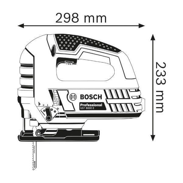 Лобзик Bosch Professional GST 8000 E (060158H000) 726210 фото