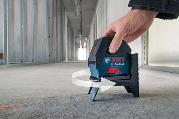 Лазерний нівелір Bosch Professional GCL 2-50 в чемодані з приймачем LR 6 тримачем RM 1 (0601066F01) 726416 фото