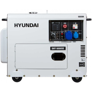 Генератор дизельный hyundai DHY 6000SE 725430 фото
