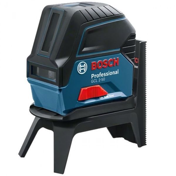 Лазерний нівелір Bosch Professional GCL 2-50 в чемодані з тримачем і 3 батарейками (0601066F02) 726444 фото