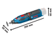 Аккумуляторная бормашина Bosch Professional GRO 12V-35 без акб и з/у (06019C5000) 726335 фото 3