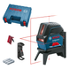 Лазерний нівелір Bosch Professional GCL 2-50 в чемодані з тримачем і 3 батарейками (0601066F02) 726444 фото 2