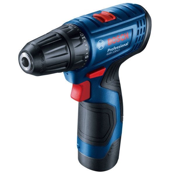 Акумуляторний дриль-шурупокрут Bosch Professional GSR 120-LI в чемодані з 2 акб 2 Ah, з/п GAL 1210 C (06019G8000) 726352 фото