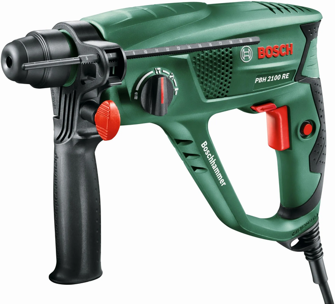 Перфоратор Bosch PBH 2100 RE в чемодані (06033A9320) 726498 фото