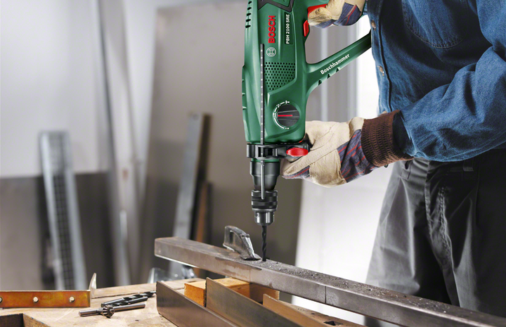 Перфоратор Bosch PBH 2100 RE в чемодані (06033A9320) 726498 фото