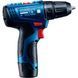 Акумуляторний дриль-шурупокрут Bosch Professional GSR 120-LI в чемодані з 2 акб 2 Ah, з/п GAL 1210 C (06019G8000) 726352 фото 3