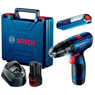 Акумуляторний дриль-шурупокрут Bosch Professional GSR 120-LI з ліхтарем GLI 12V-300 (06019G8004) 726353 фото