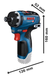 Акумуляторний шуруповерт Bosch Professional GSR 12V-35 HX із 2 акб GBA 12V 3 Ah, з/п GAL 12V-40 (06019J9101) 726360 фото 3