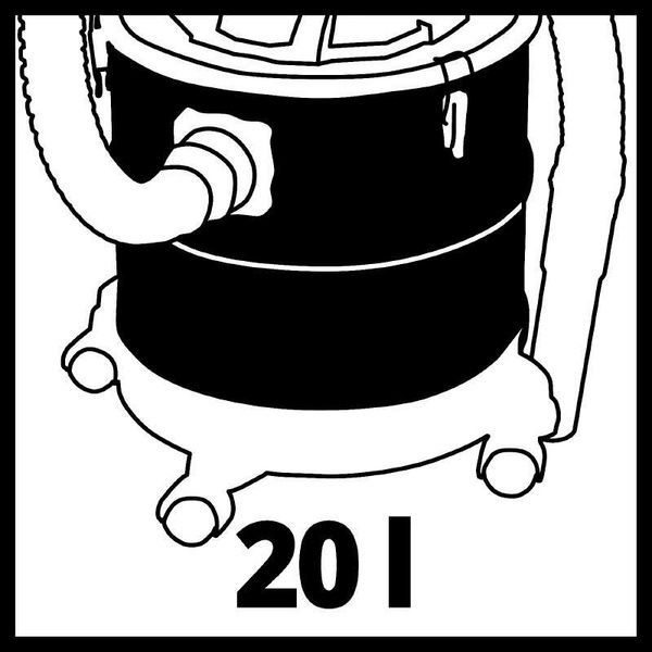 Пилосос для золи Einhell TC-AV 1720 DW (2351666) 726069 фото