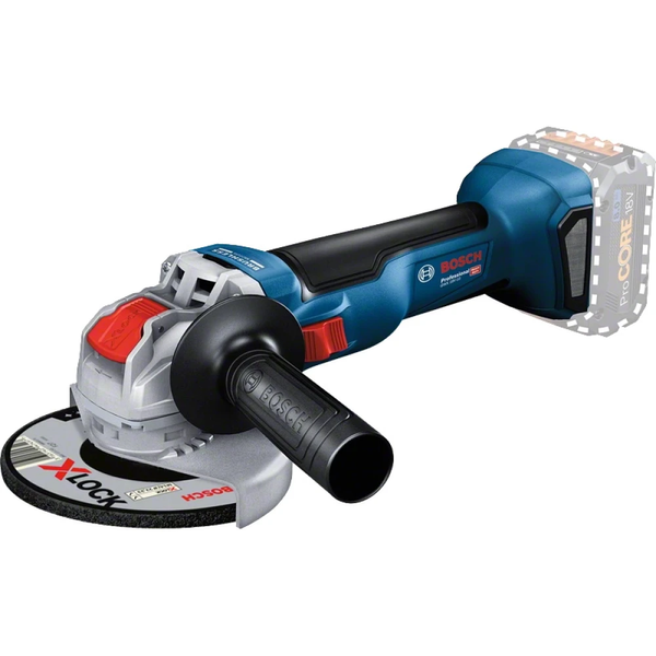Акумуляторна кутова шліфмашина Bosch Professional GWX 18V-10 у L-Boxx 136 із 2 акб 18V 5Ah, з/п GAL (06017B0102) 726342 фото