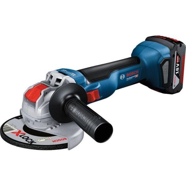 Акумуляторна кутова шліфмашина Bosch Professional GWX 18V-10 у L-Boxx 136 із 2 акб 18V 5Ah, з/п GAL (06017B0102) 726342 фото