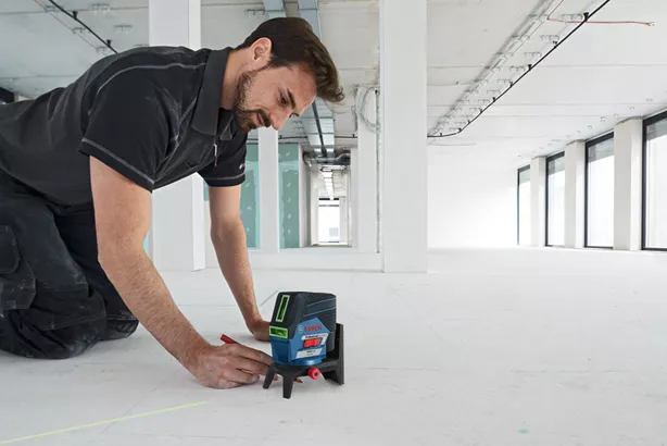 Лазерный нивелир Bosch Professional GCL 2-50 CG в L-Boxx 136 с держателем RM2 1 АКБ GBA 12 V 2.0 Ah (0601066H00) 726440 фото