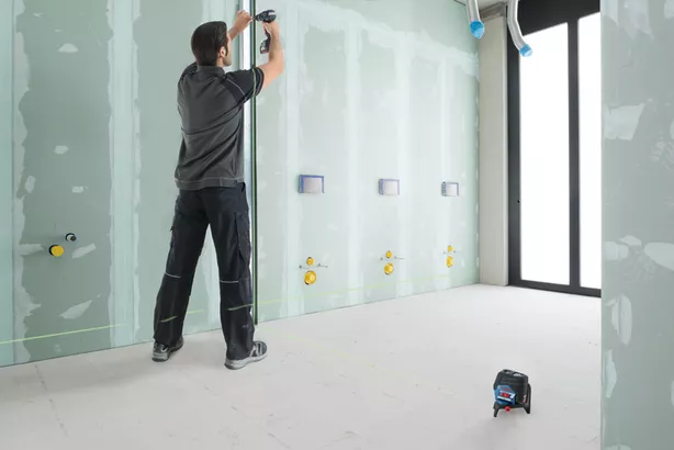 Лазерный нивелир Bosch Professional GCL 2-50 CG в L-Boxx 136 с держателем RM2 1 АКБ GBA 12 V 2.0 Ah (0601066H00) 726440 фото