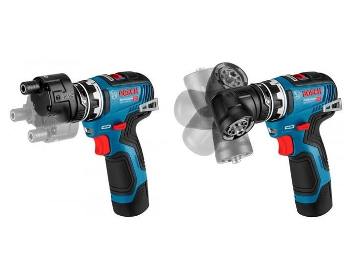 Бесщеточный аккумуляторный шуруповерт Bosch Professional GSR 12V-35 FC с 4 адаптерами в L-Boxx 102 (06019H3000) 726377 фото