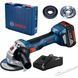 Аккумуляторная угловая шлифмашина Bosch Professional GWS 180-LI в чемодане с 1 акб GBA 18V 4.0Ah (06019H9025) 726343 фото 1