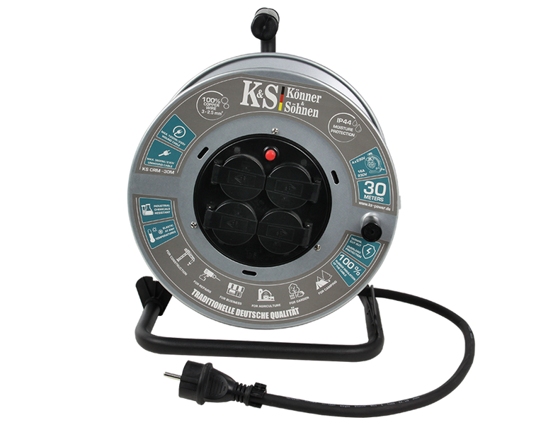 Удлинитель на катушке Konner&Sohnen KS CRM-30M 725700 фото