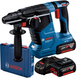 Аккумуляторный перфоратор Bosch Professional GBH 187-LI в чемодане с 2 акб GBA 18V 5Ah (0611923021) 726267 фото 1