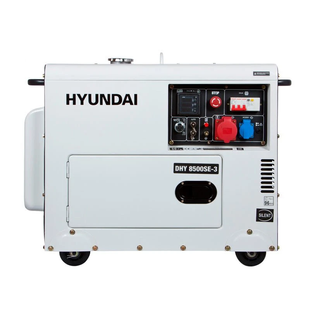 Генератор дизельный hyundai DHY 8500SE-3 725432 фото