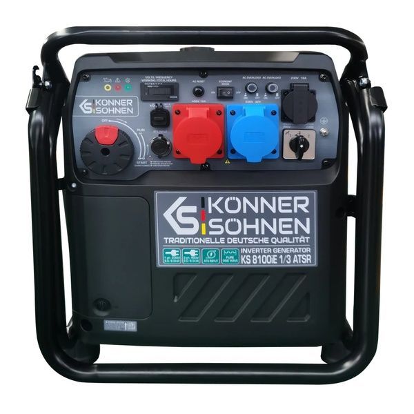 Інверторний генератор Konner & Sohnen KS 8100iE 1/3 ATSR 732089 фото