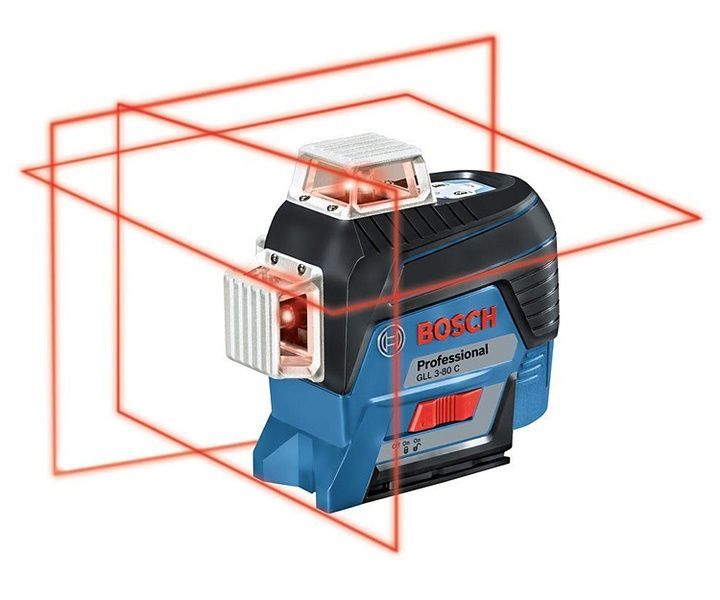 Линейный лазерный нивелир Bosch Professional GLL 3-80 C со штативом BT 150, чехлом (0601063R01) 726463 фото