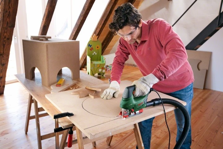 Лобзик Bosch PST 900 PEL в чемодане (06033A0220) 726473 фото