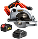 Пила циркулярна акумуляторна GTM CS18/165BL_KIT (3608) 732410 фото 1