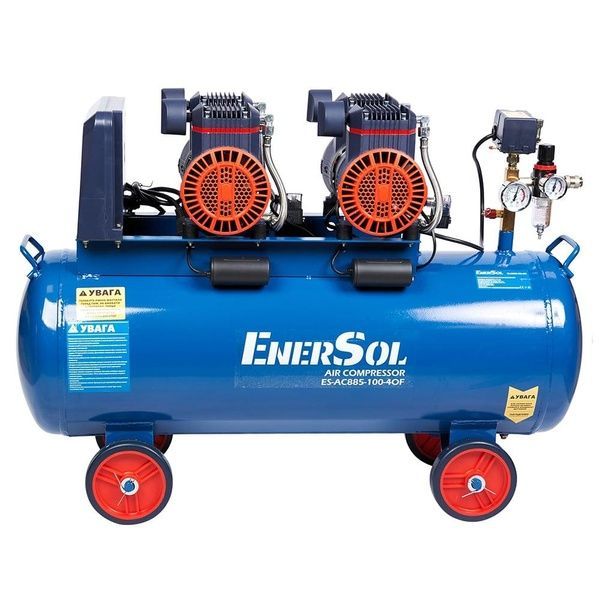 Компрессор безмасляный ENERSOL ES-AC885-100-4OF 726783 фото